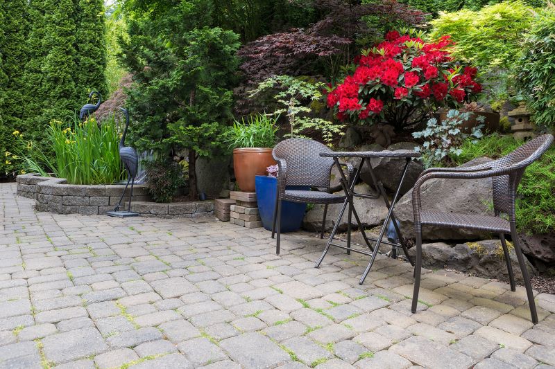 Patio with Paver Stones