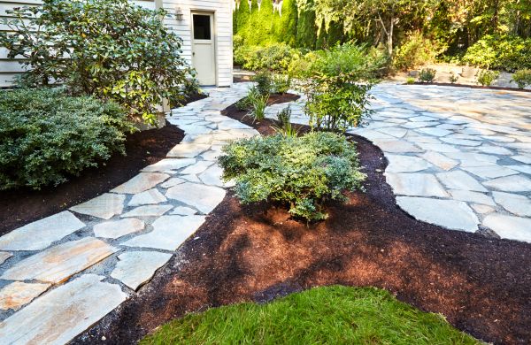 Stone Walkway Construction